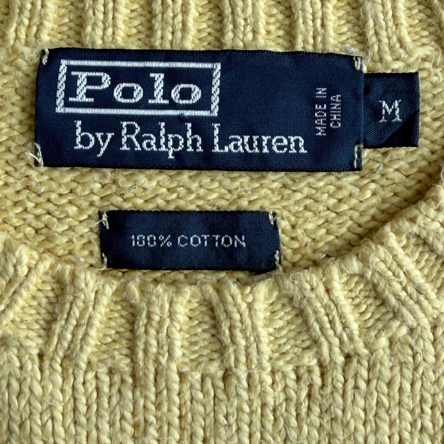 90s Polo Ralph Lauren Heavy Knit - M