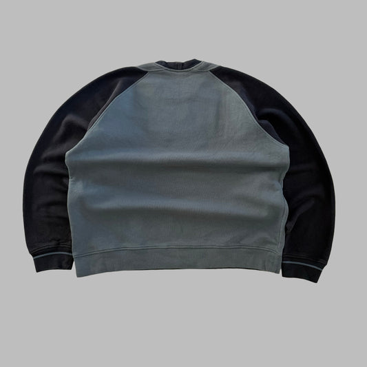 Y2K Adidas Embroidered Raglan Sweatshirt - XL