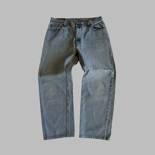 90s Levis 555 Low Rise Wide Leg Jeans - 32"