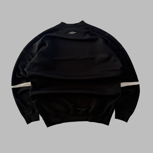 Y2K Umbro Striped Lightweight Sweatshirt - L
