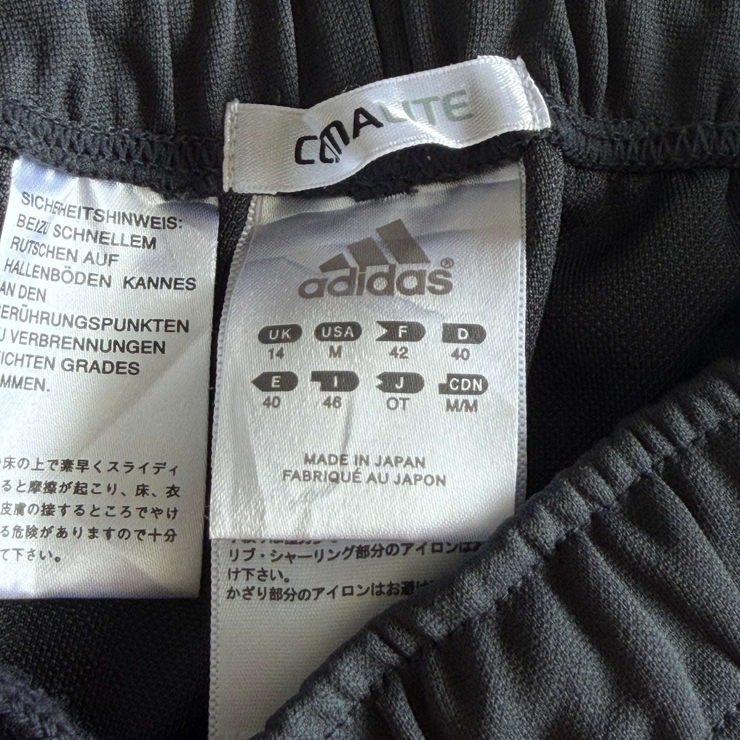 Y2K Adidas Three Stripe Wide Leg Active Track Pants - M