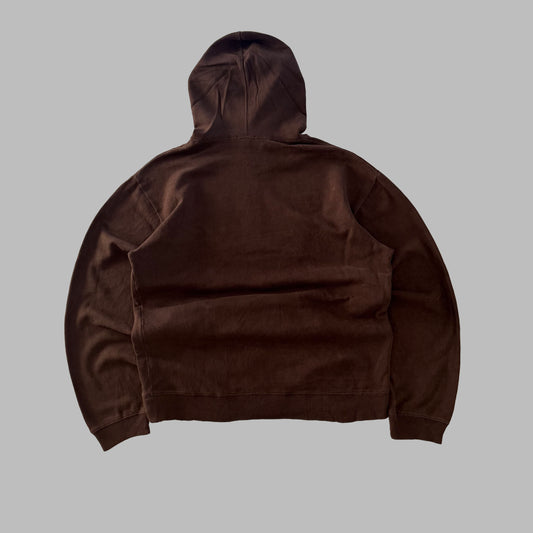 Y2K Brown Gap Hoodie - L