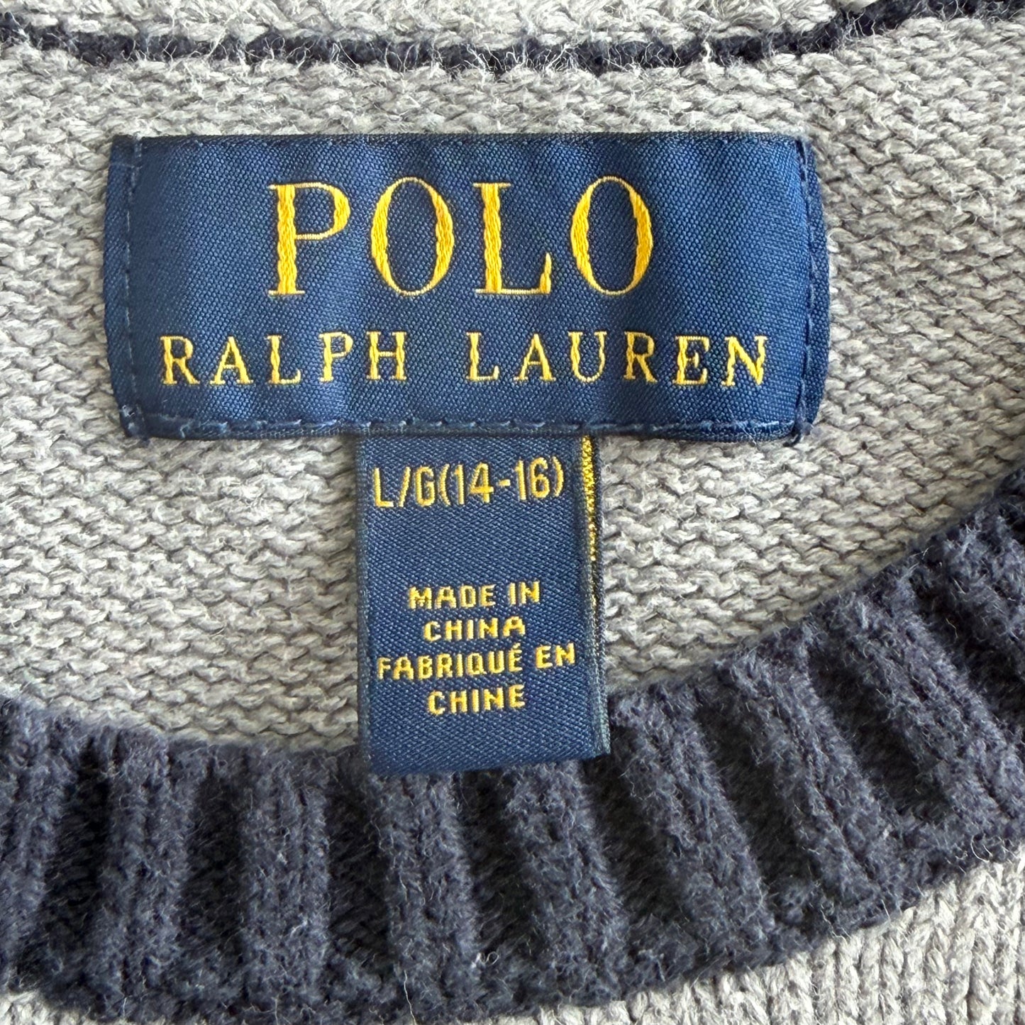 Polo Ralph Lauren Spell Out Heavy Knit - S