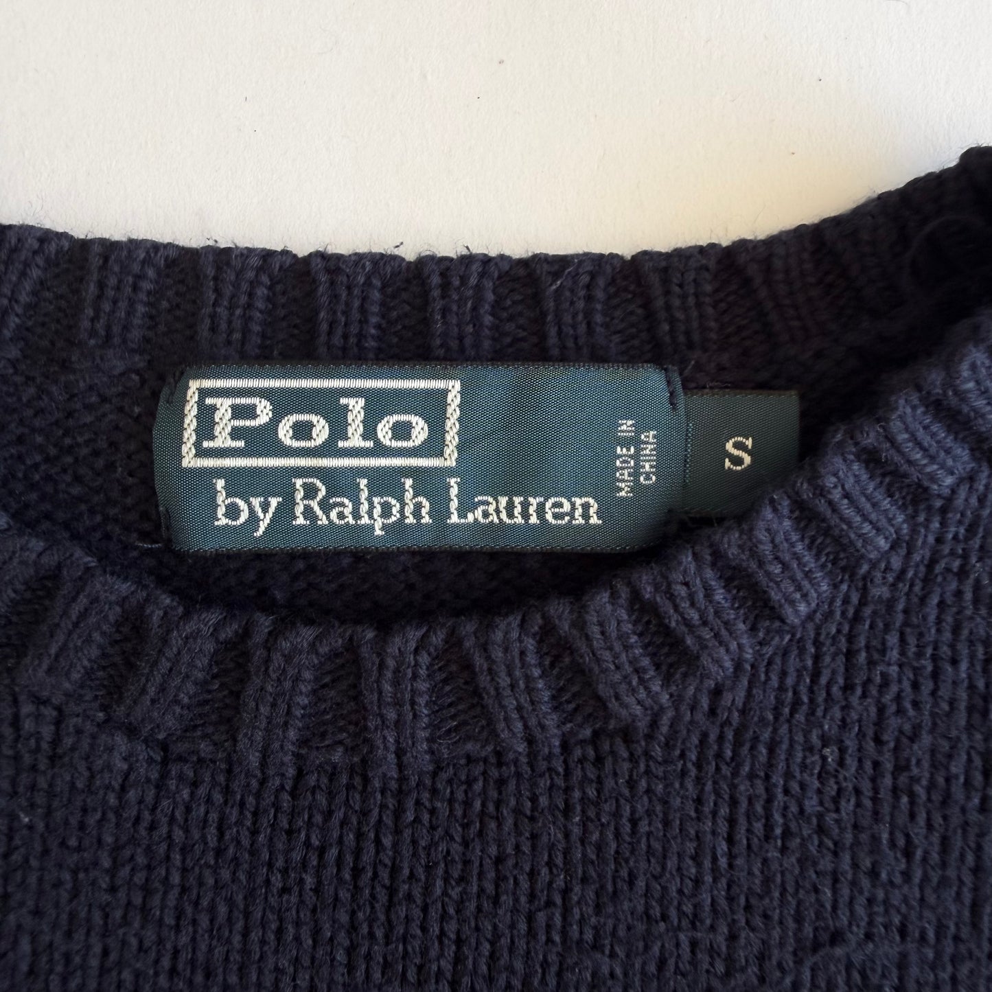 90s Polo Ralph Lauren Heavy Knit - S