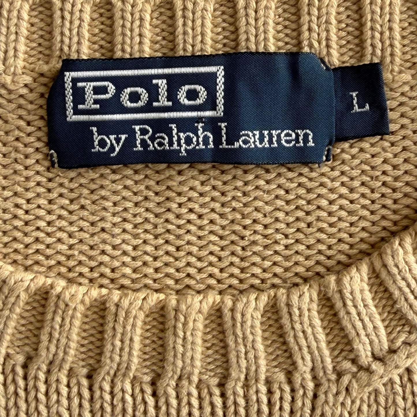 90s Polo Ralph Lauren Heavy Knit - L