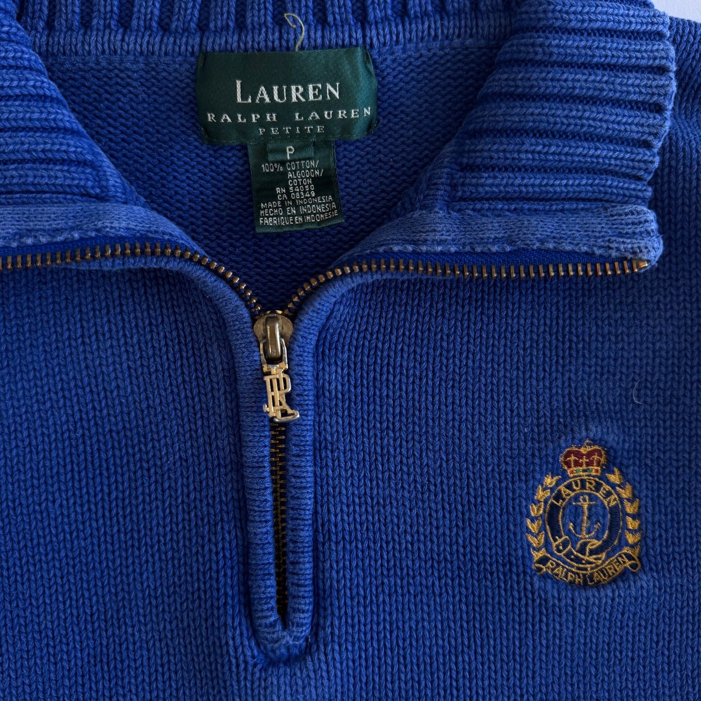 Y2K Polo Ralph Lauren Quarter Zip - S