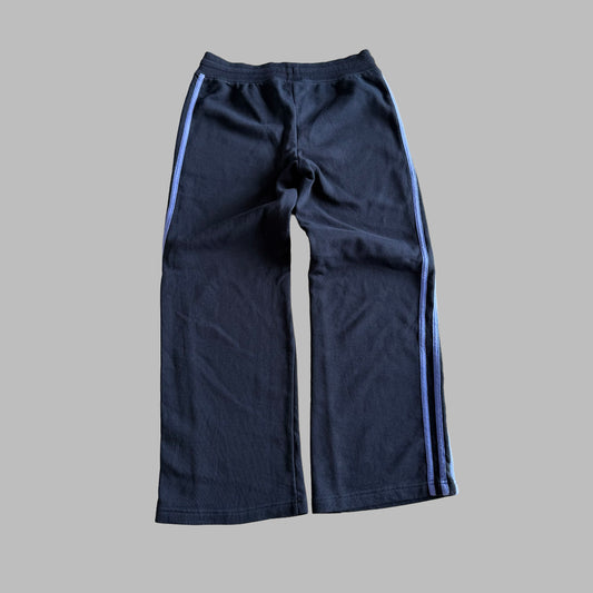 Y2K Adidas Three Stripe Straight Leg Track Pants - XS
