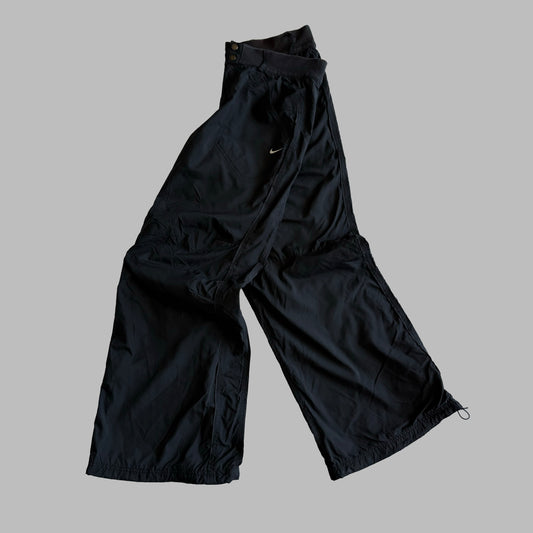 00s Nike Wide Leg Track Pants - Medium