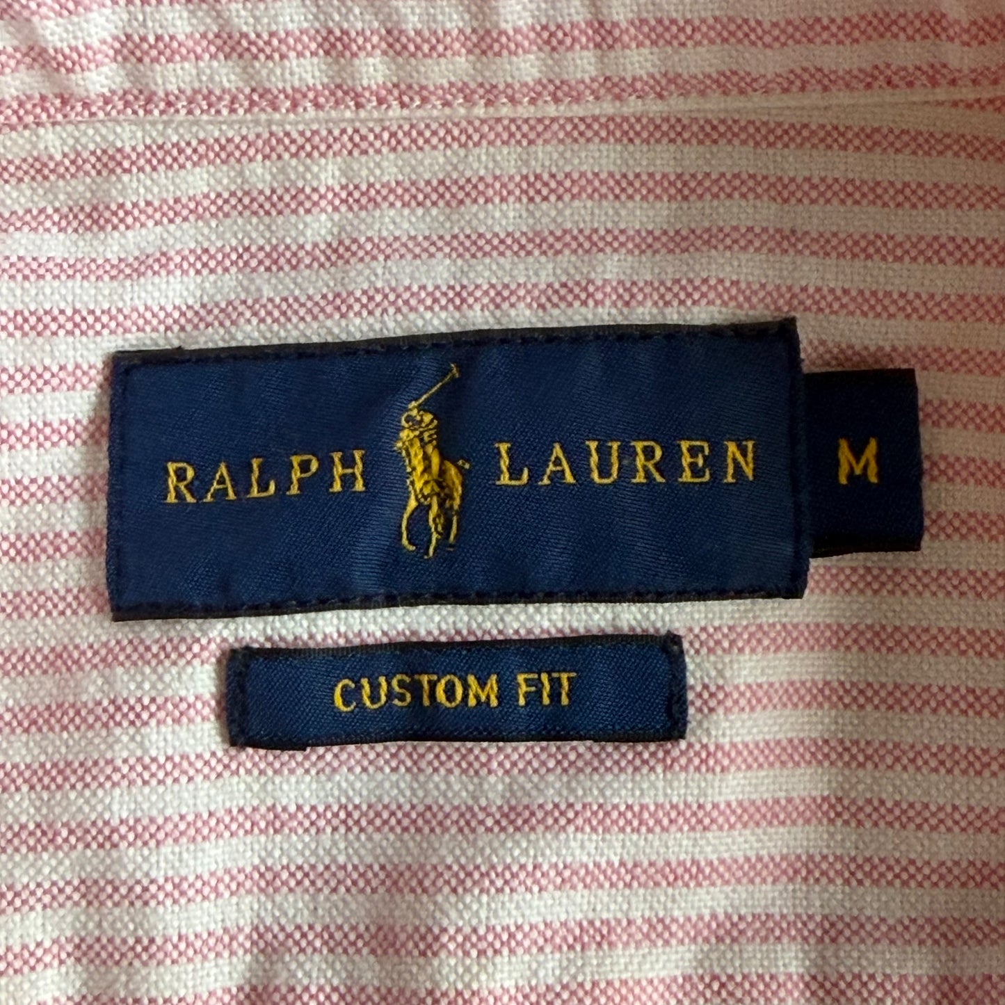 Y2K Polo Ralph Lauren Striped Button Up Shirt - M