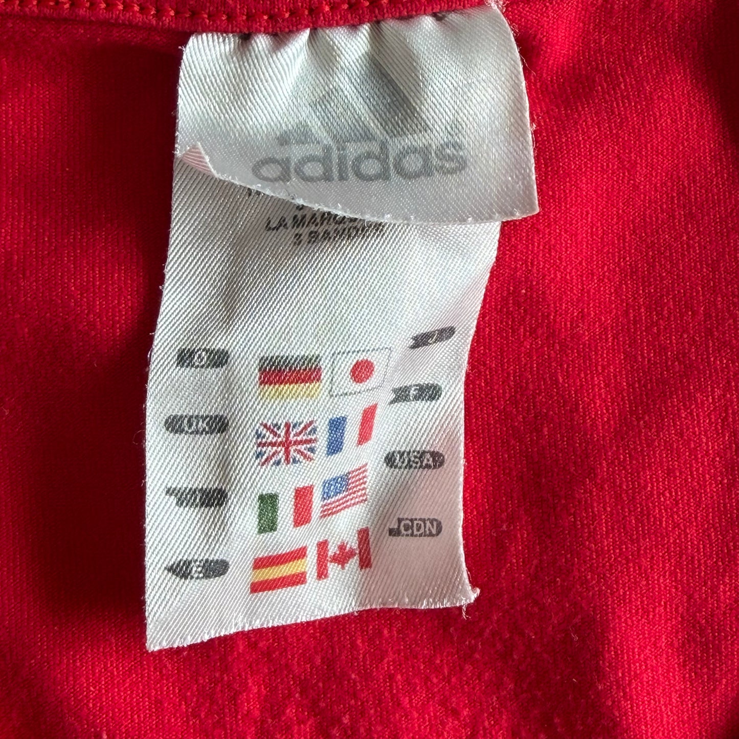 90s Adidas Synched V-Neck Activewear Top - S