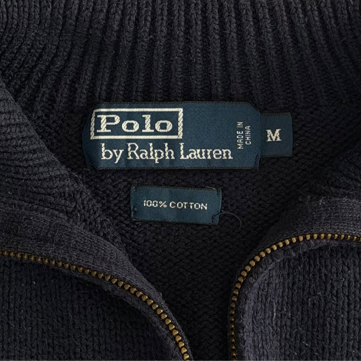 90s Polo Ralph Lauren Heavyweight Quarter Zip - M