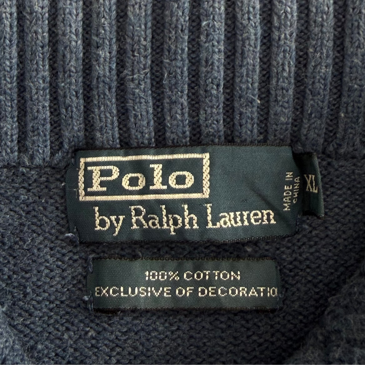 90s Polo Ralph Lauren Quarter Zip - XL