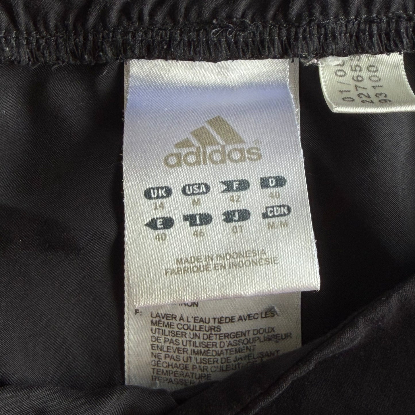 Y2K Adidas Three Stripe Track Pants - L