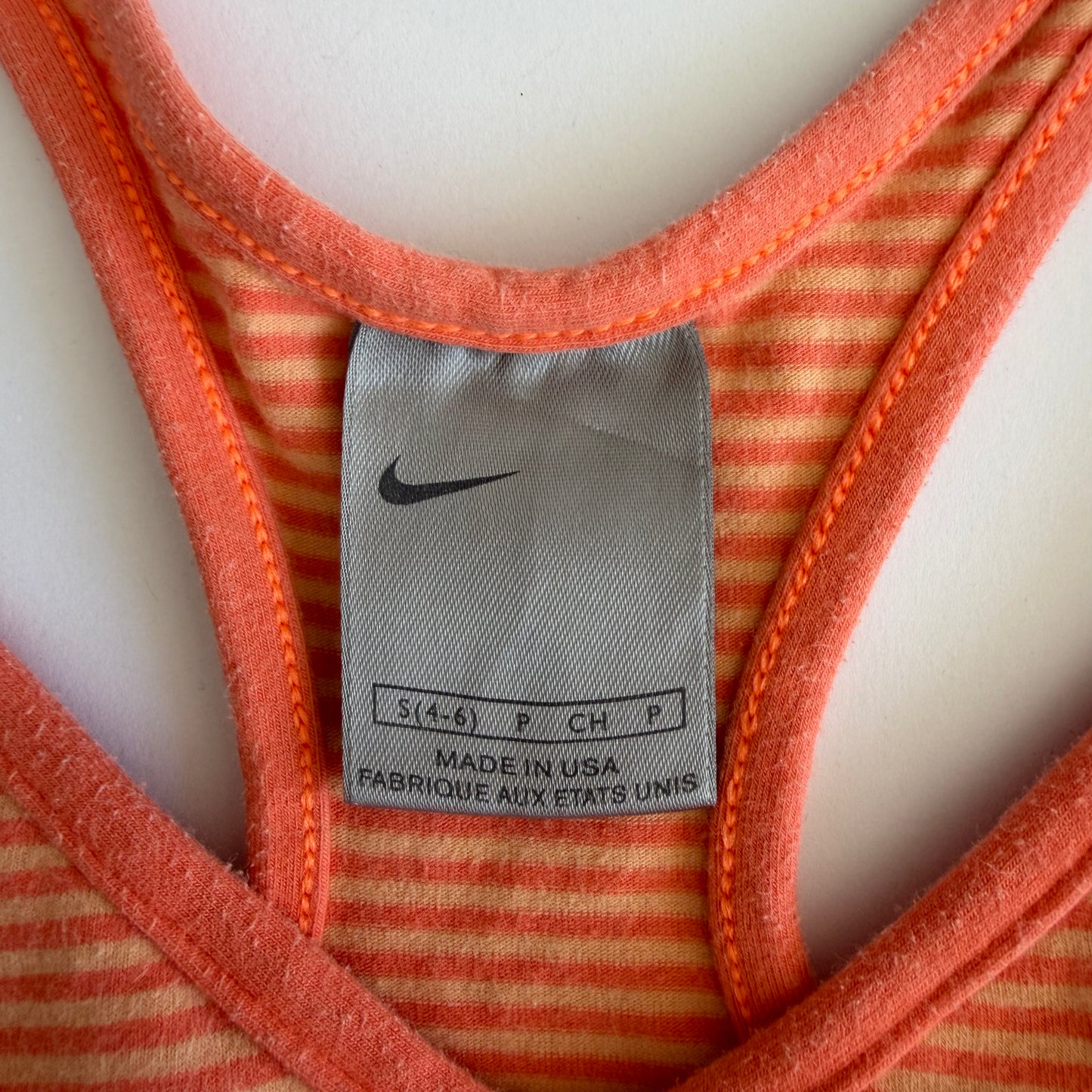 Y2K Nike Striped Activewear Tank - XS