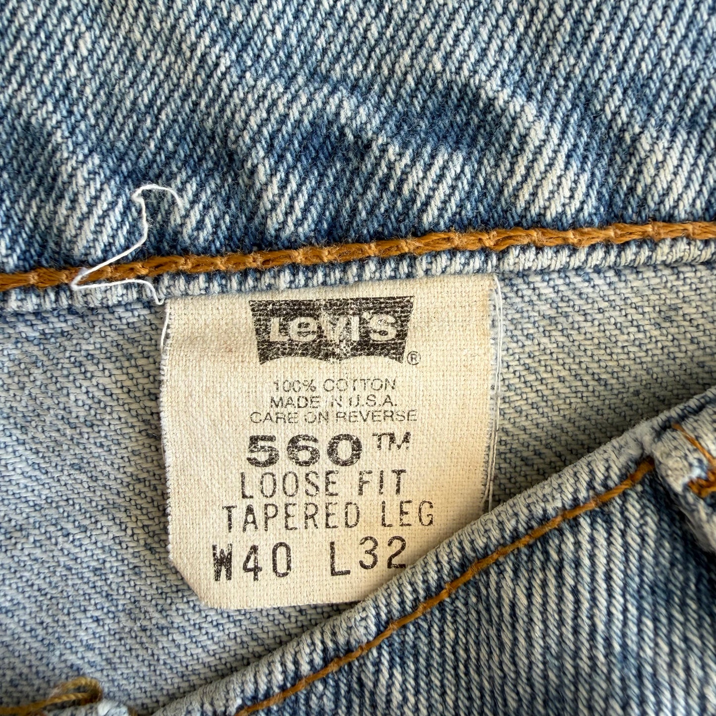 90s Levis Paper Tag Barrel Jeans - 40 x 32