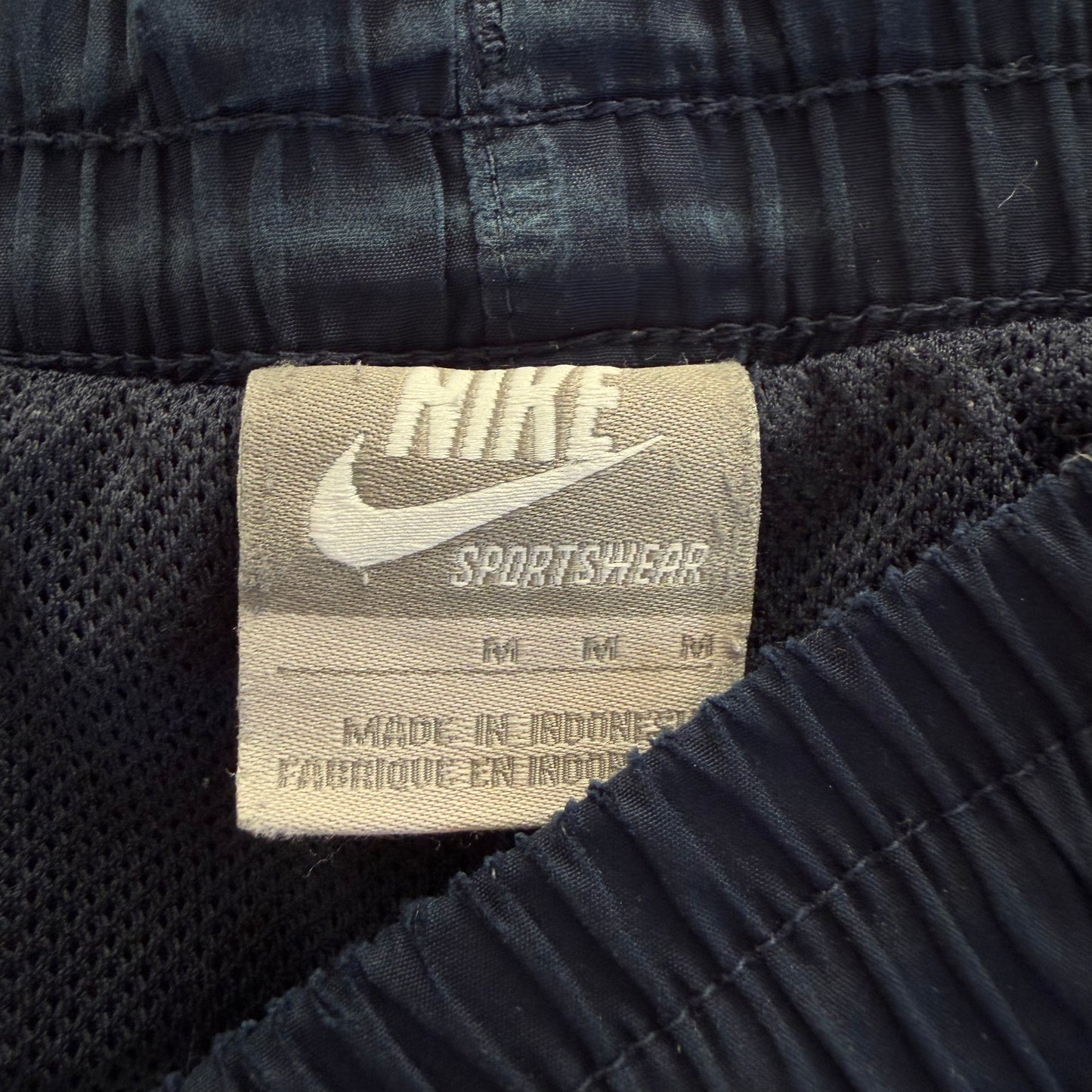 Nike Striped Wide Leg Track Pants - M