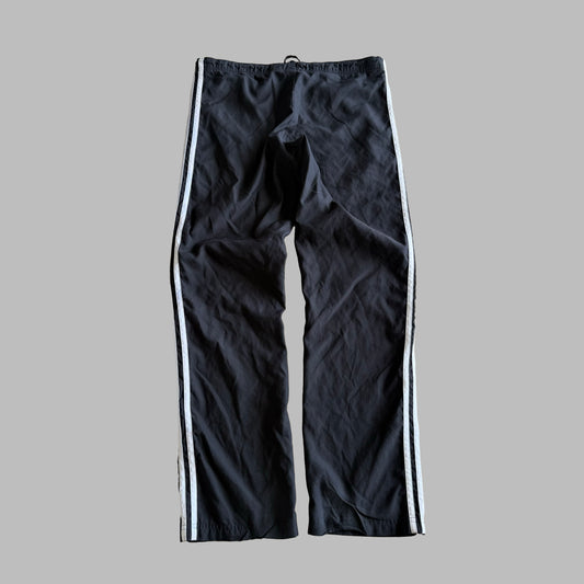 Y2K Adidas Three Stripe Track Pants - M