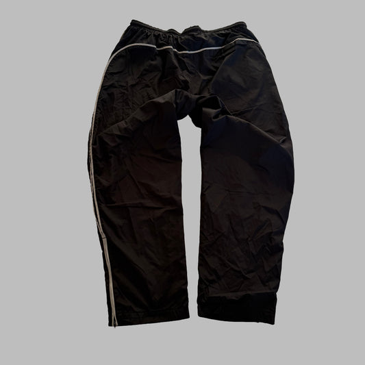 Y2K Nike Striped Wide Leg Track Pants - L