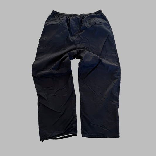 Y2K Nike Striped Wide Leg Track Pants - L