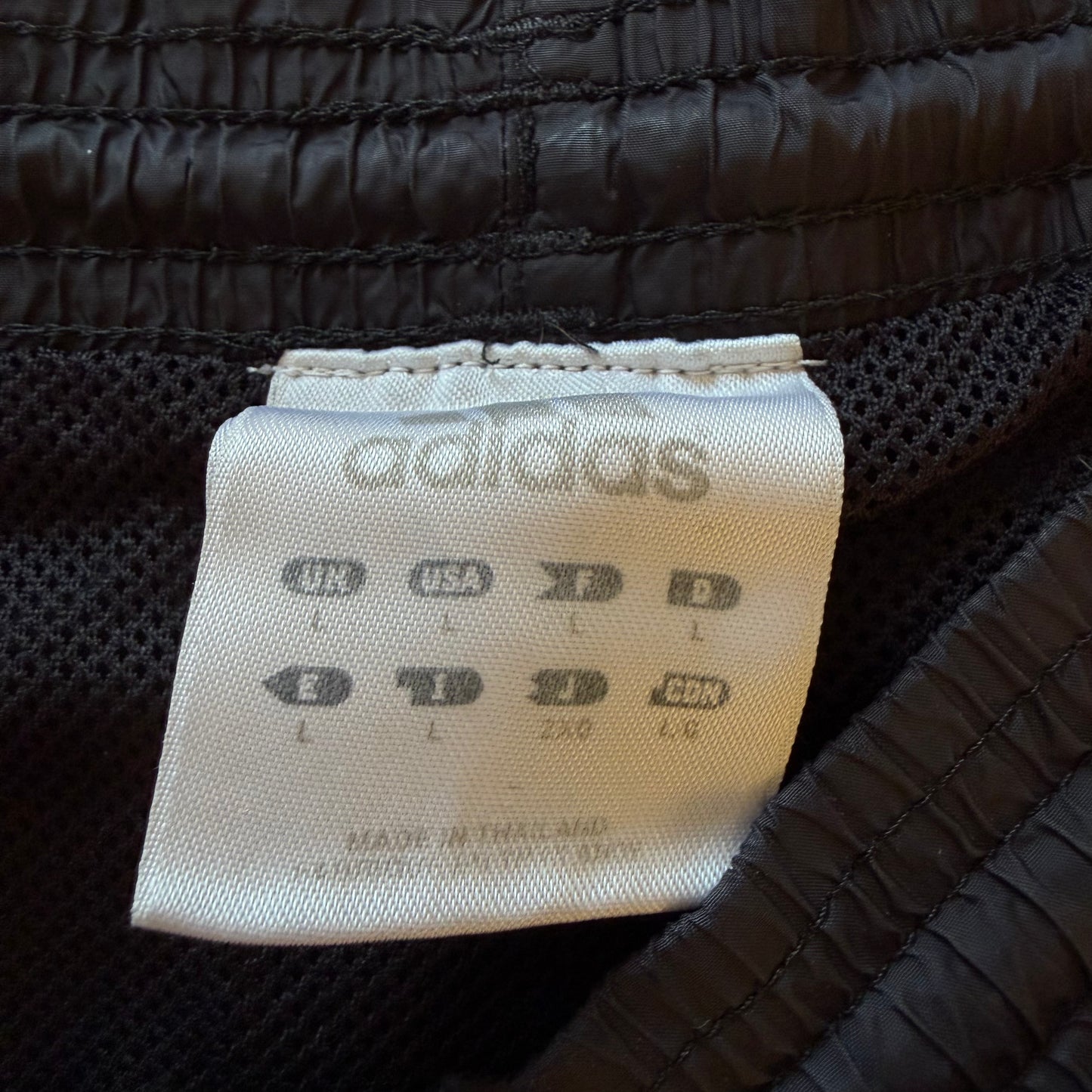 Y2K Adidas Striped Baggy Track Pants - L