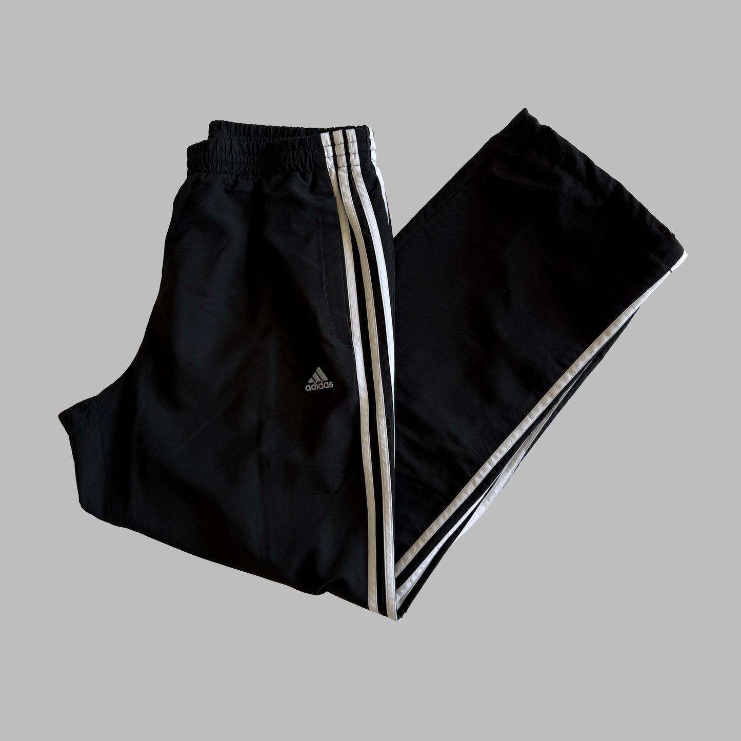 00s Adidas Wide Leg Track Pants - Large