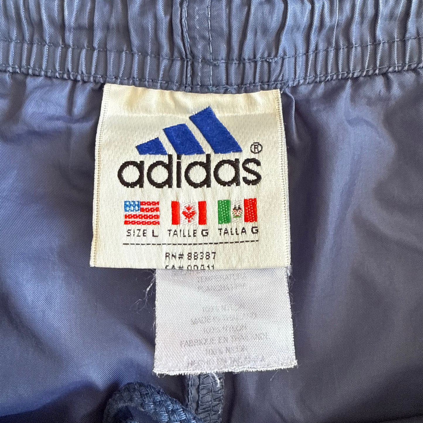 90s Adidas Baggy Track Pants - X-Large