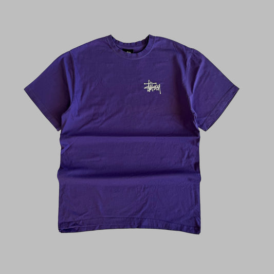 Y2K Stussy Script T-Shirt - XL