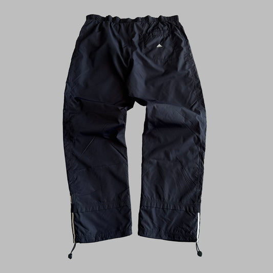 90s Adidas Wide Leg Track Pants - Large