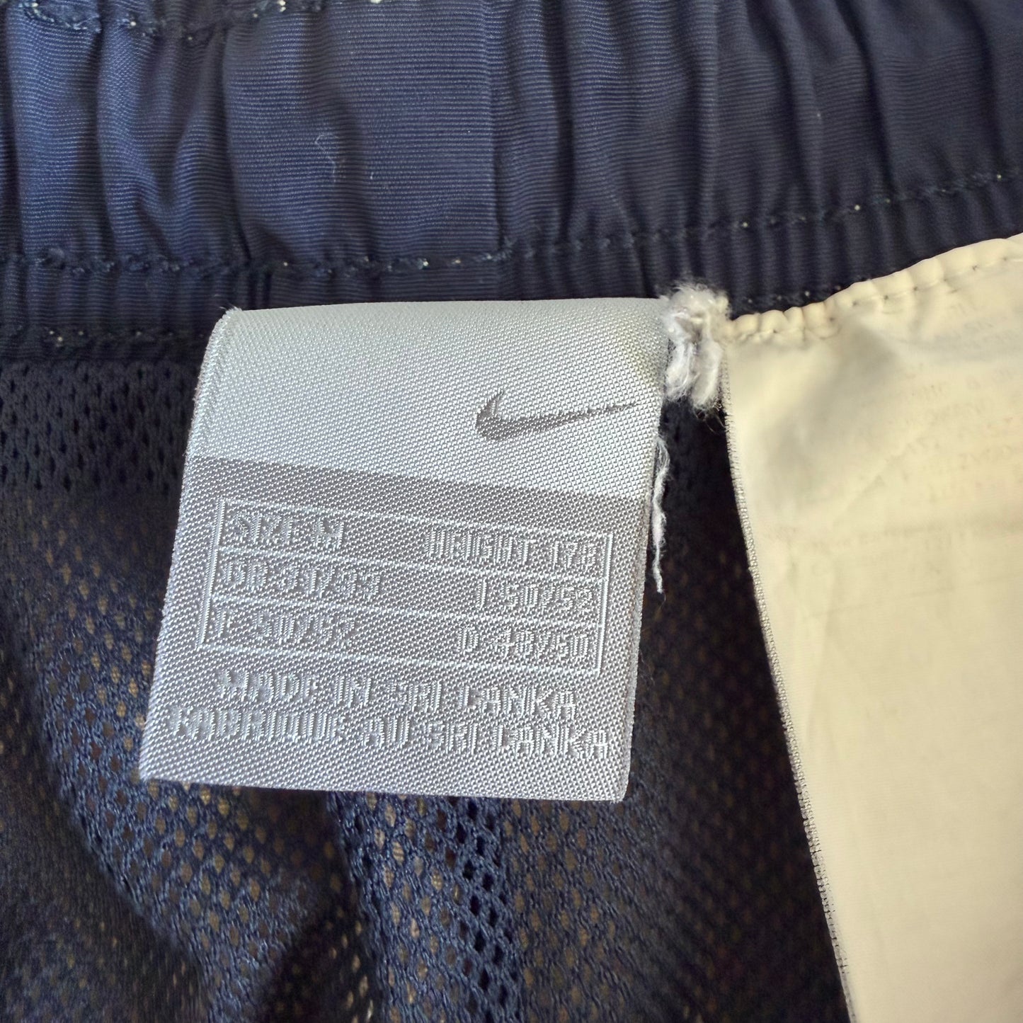 Y2K Nike Striped Lightweight Track Shorts - M