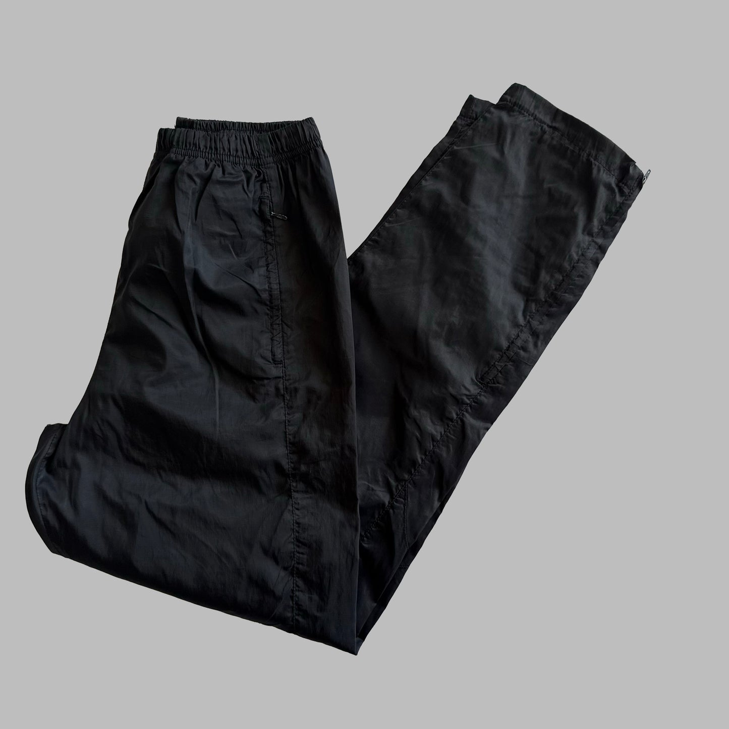 90s Nike Wide Leg Track Pants - Small