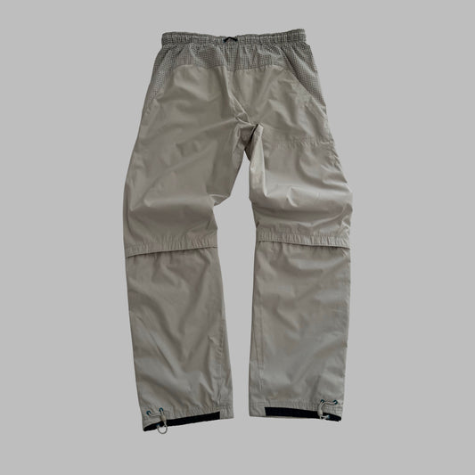 Y2K Nike Wide Leg Track Pants - M