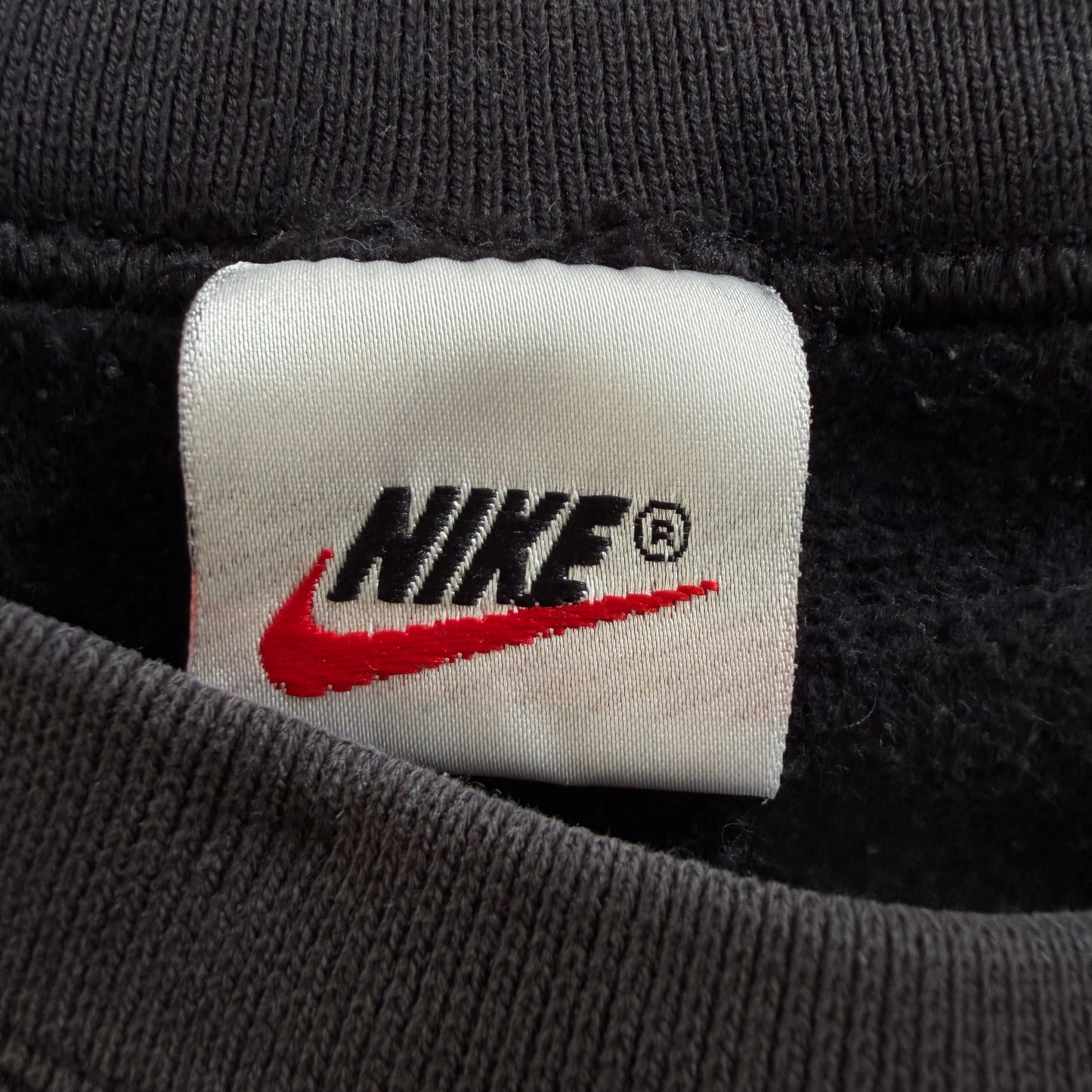 90s Nike Single Swoosh Heavyweight Sweatshirt - L