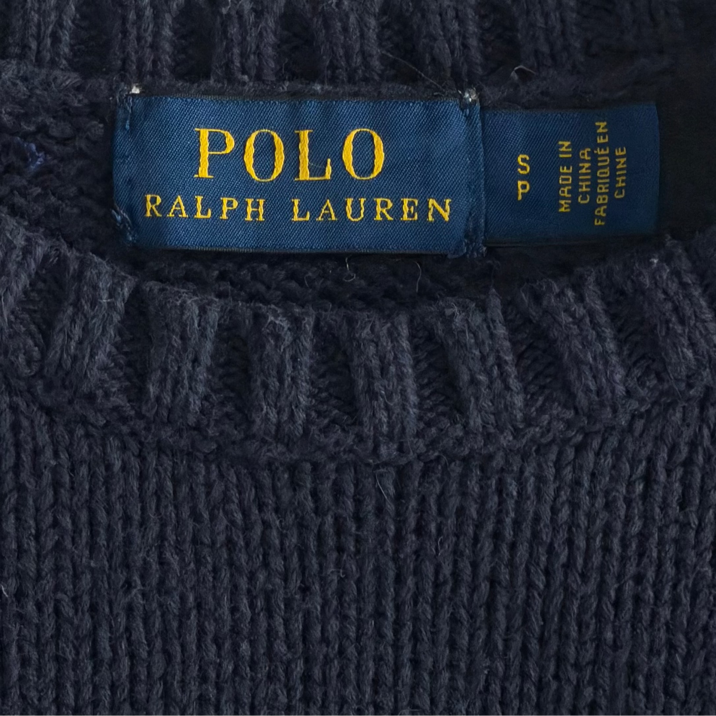 Polo Ralph Lauren Rugby Heavy Knit Sweater - S