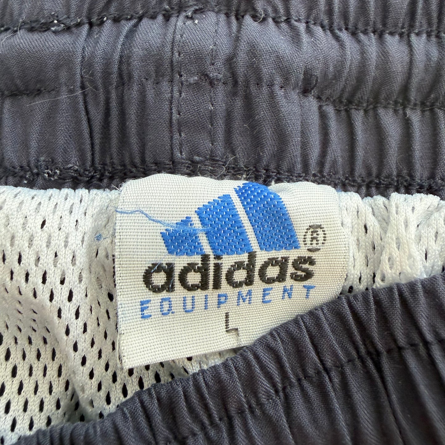 90s Adidas Equipment Striped Baggy Track Pants - M