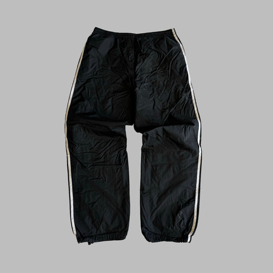 90s Adidas Three Stripe Parachute Track Pants - M