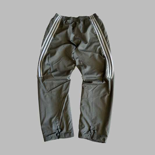 Y2K Adidas Three Stripe baggy Track Pants - S