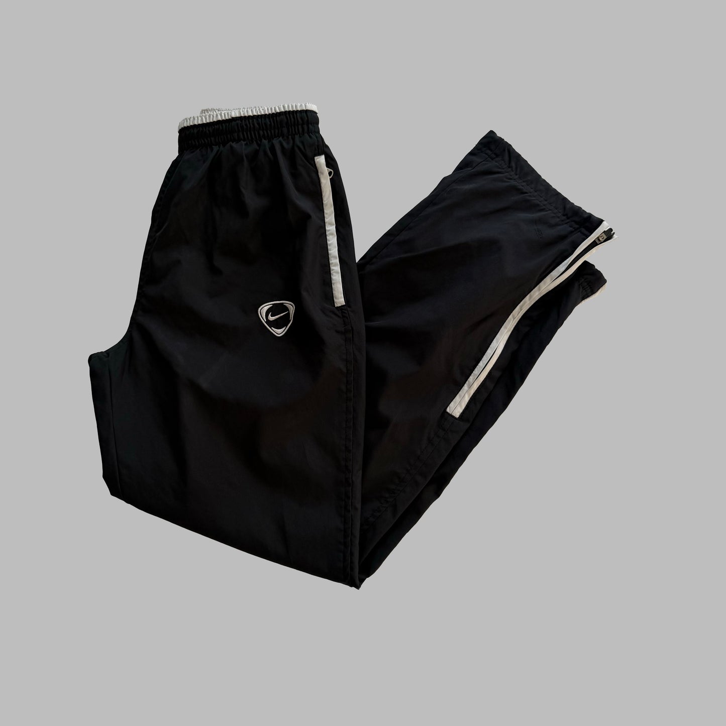 Y2K Nike Straight Leg Striped Track Pants - XXS