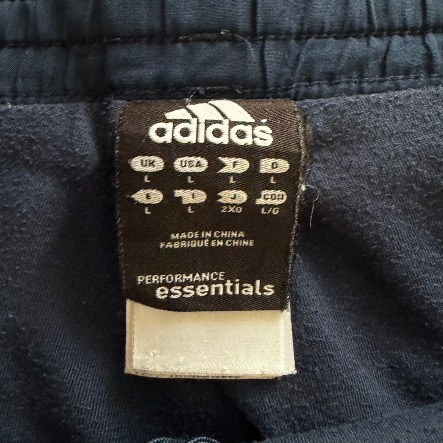 Y2K Adidas Parachute Classic Track Pants - L