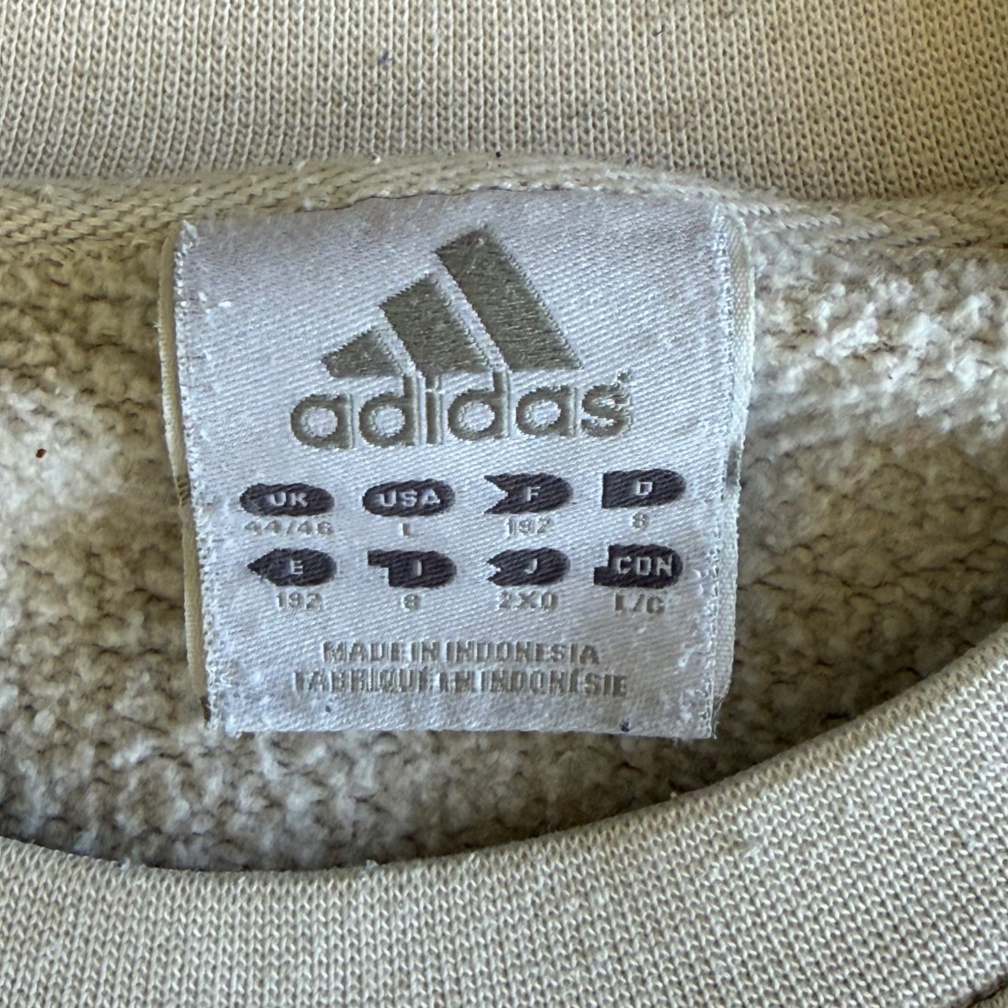 Adidas Three Stripe Sweatshirt - Large