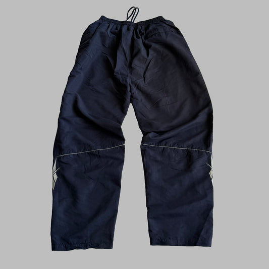 90s Reebok Wide Leg Track Pants - Medium