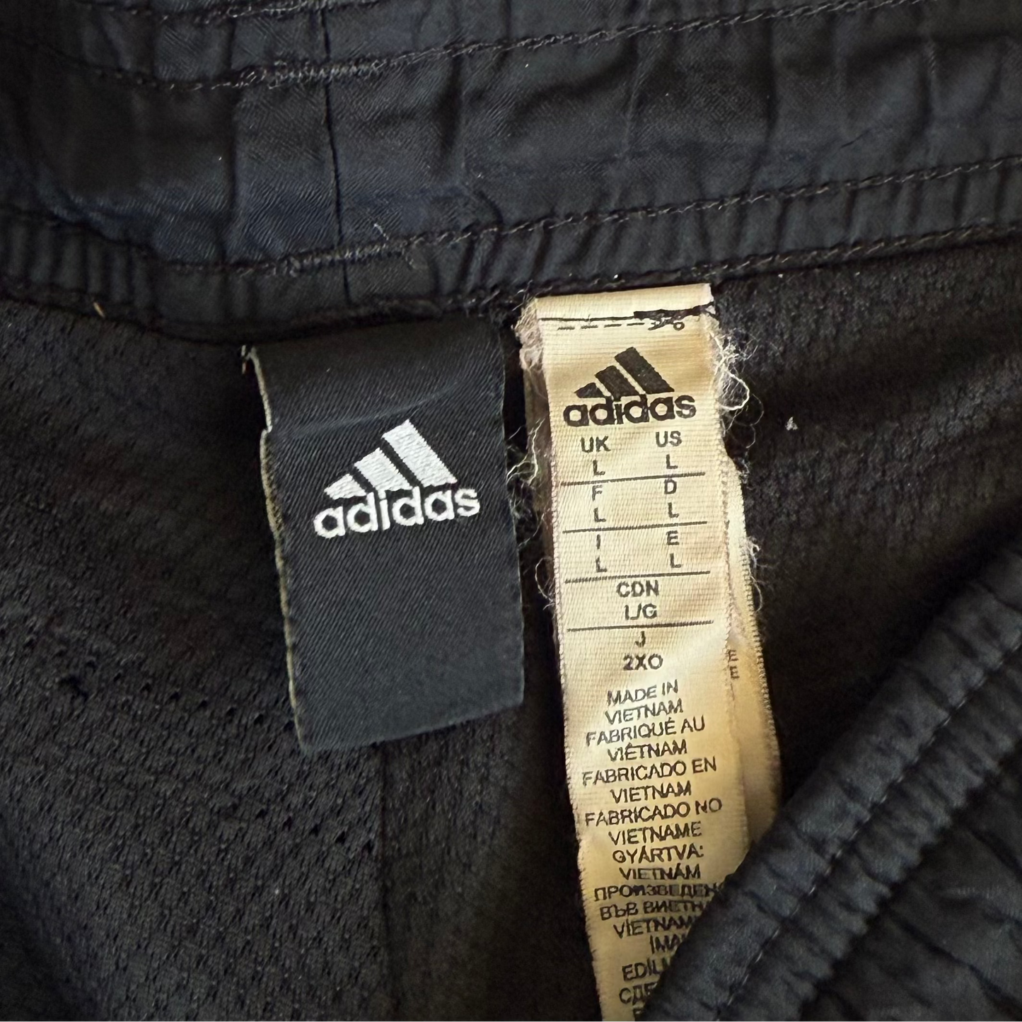 00s Adidas Wide Leg Track Pants - Large