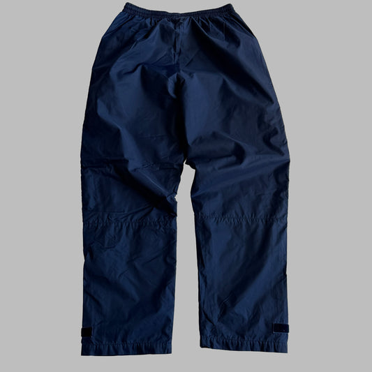 90s Adidas Wide Leg Track Pants - Small