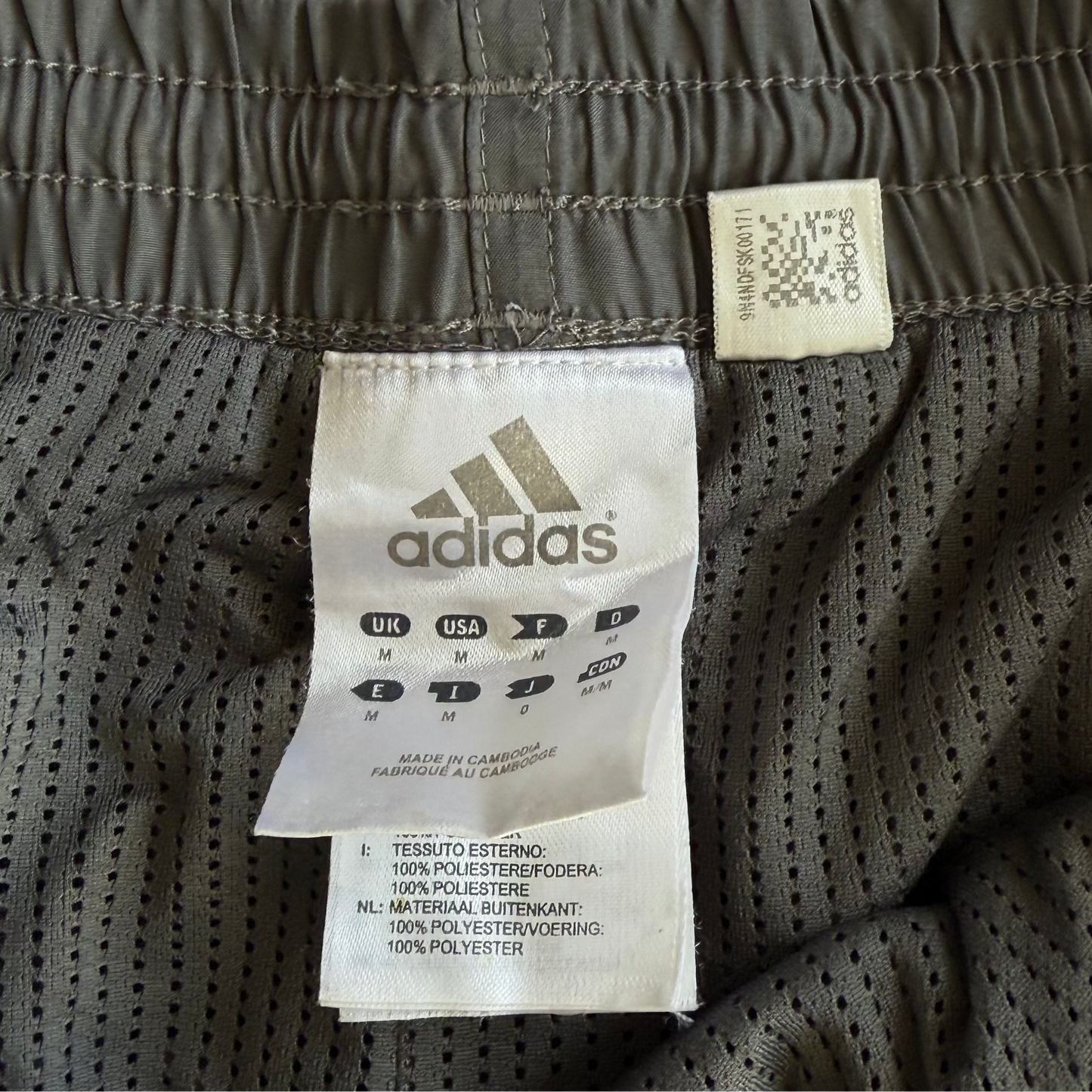 00s Adidas Wide Leg Track Pants - Medium