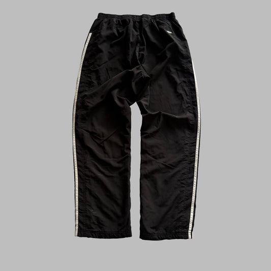 Y2K Adidas Three Stripe Straight Track Pants - L