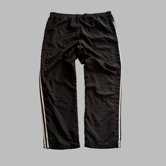 Y2K Adidas Striped Straight Leg Track Pants - XL