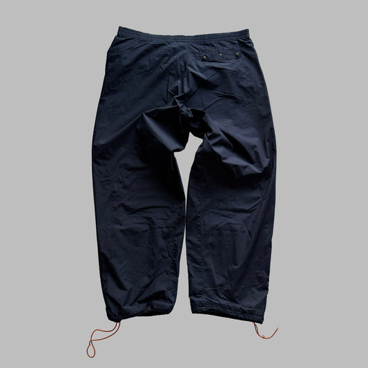 Y2K Adidas Three Striped Baggy Track Pants - XL