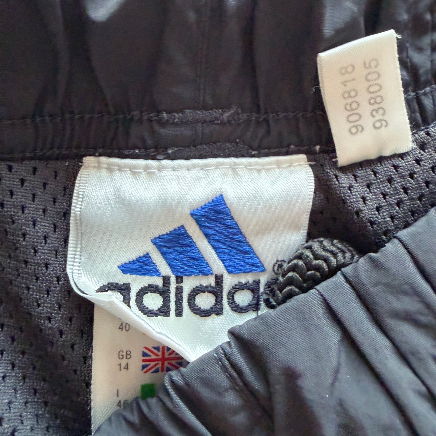 90s Adidas Minimal Wide Leg Track Pants - S