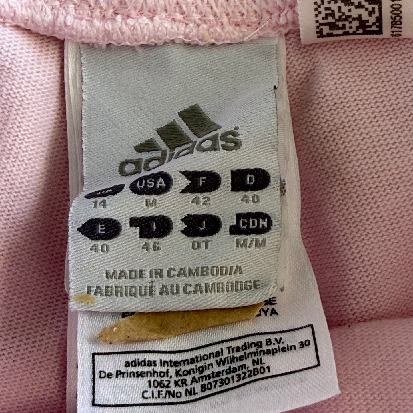 Y2K Adidas Striped Fold Over Mini Shorts - M