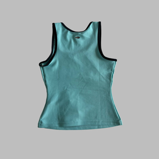 Y2K Dead Stock Adidas Scoop Neck Activewear Top - M