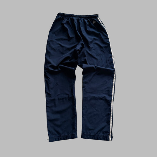 90s Adidas Baggy Three Stripe Track Pants - S